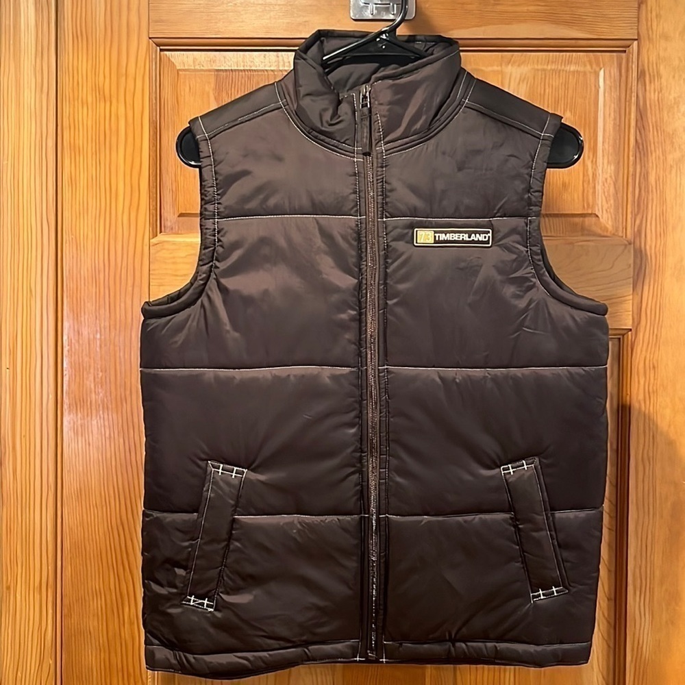 Timberland size medium 12 - 14 brown vest